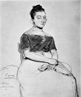 Image unvavailable: Corot. Pencil drawing      J. P. Heseltine, Esq.

Plate XXI.