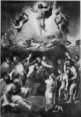 Image unvavailable: Raphael. The Transfiguration      Vatican

Plate XXXI.