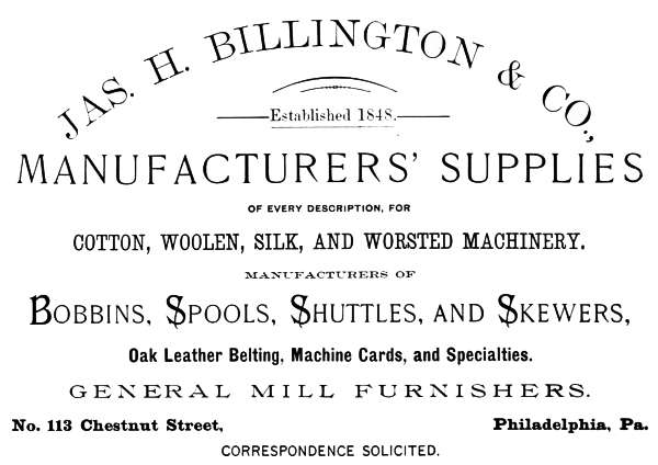 JAS. H. BILLINGTON & CO.