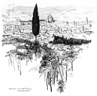 Image unavailable: FLORENCE FROM BELLOSQUARDA.