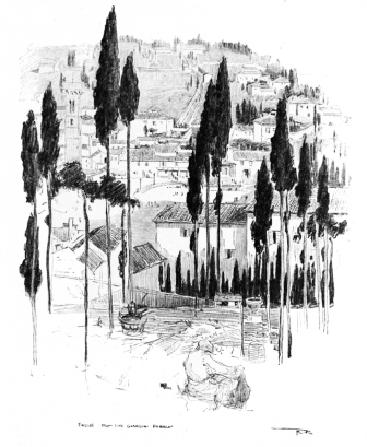 Image unavailable: FIESOLE FROM THE GARDINI PUBBLICI