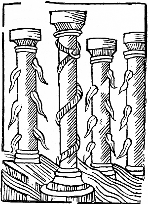 the pillar and three other pillars