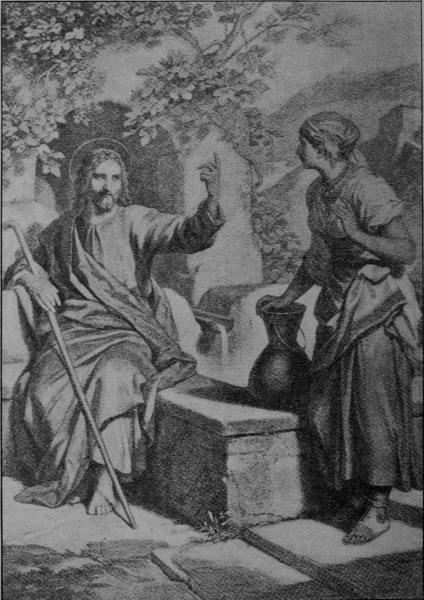 JESUS AND THE WOMAN OF SAMARIA, Hofmann