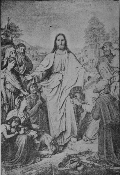 JESUS HEALING THE SICK, Schoenherr