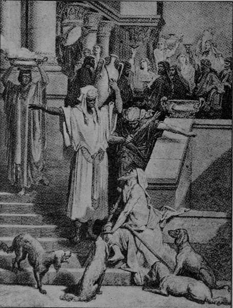 LAZARUS AT THE RICH MAN'S HOUSE, Dore