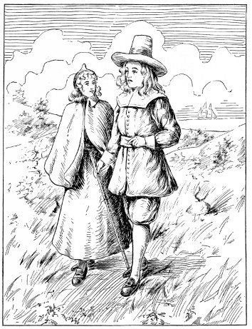 Image unavailable: Thus, as a pilgrim devout, who toward Jerusalem journeys,
Journeyed this Puritan youth to the Holy Land of his longings,

