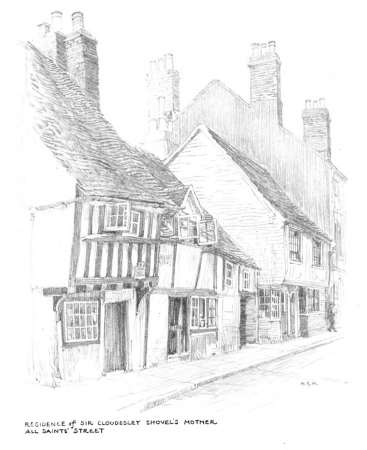 Image unavailable:Residence of Sir Cloudesley Shovel&rsquo;s Mother