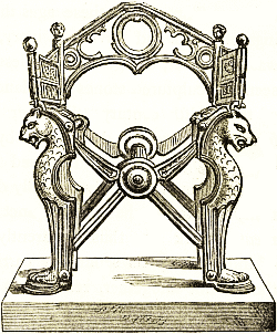 The chair of king Dagobert