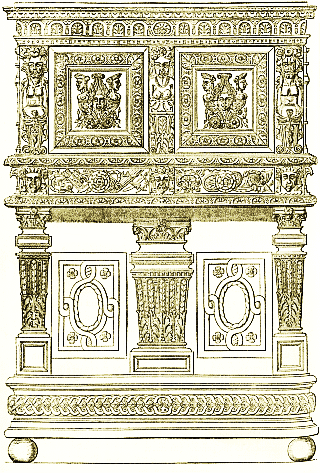 French cabinet; sixteenth century