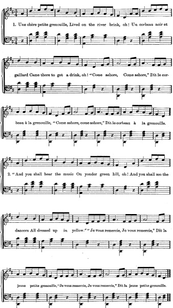 frog and crow musical score