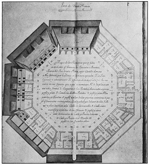 Plan of the new Alcaiceria of San Fernando, 1756