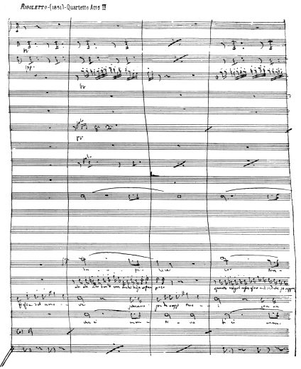 Rigoletto 1851 Quartetto Atto III