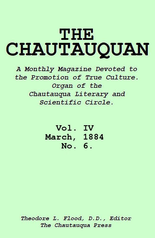 The Project Gutenberg eBook of The Chautauquan, Vol. IV, March