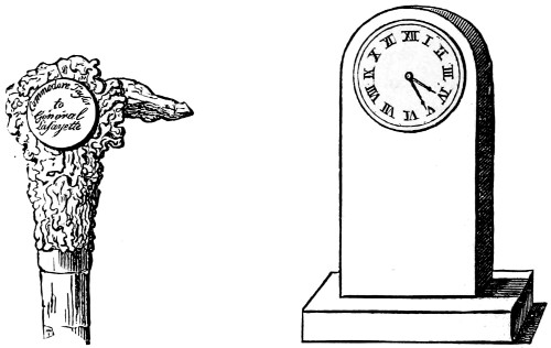 Seal and Clock belonging to La Fayette