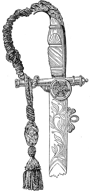 Sword presented by the 9th Regt. of Artillery of New York.