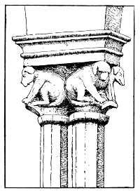 CAPITAL IN THE FRANCISCAN
CLOISTER