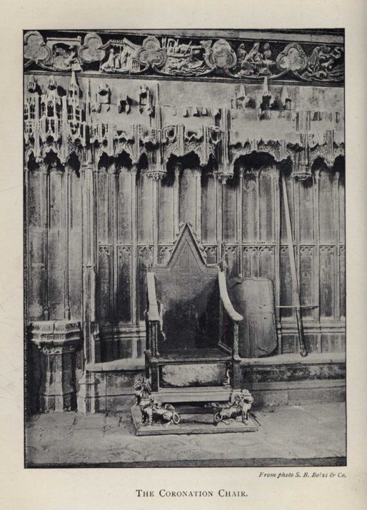 THE CORONATION CHAIR.