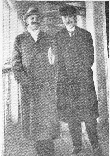 Sir Louis Mallet and M. Bompard, the French Ambassador to
Turkey.

[To face p. 116

