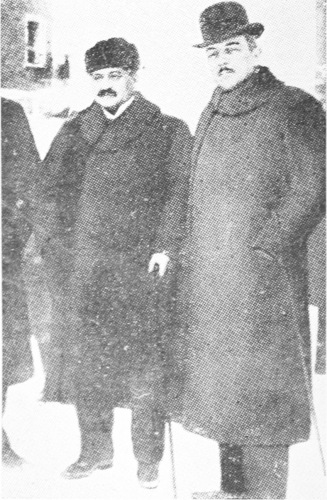 Talaat and von Kühlmann.