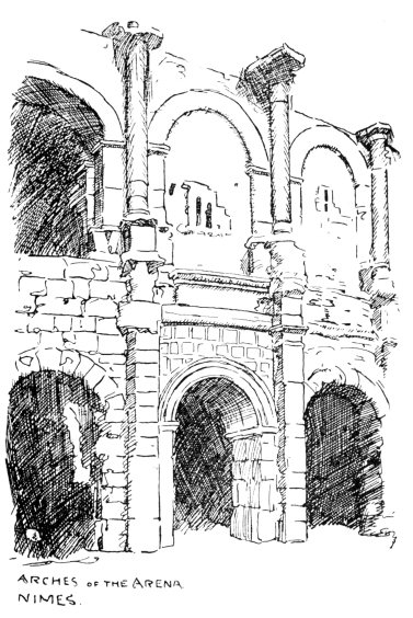 ARCHES OF THE ARENA.

NIMES.