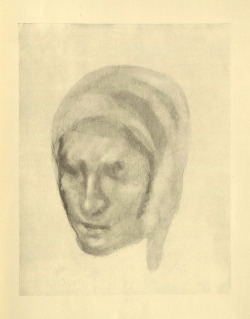 Portrait of woman with closed eyes.