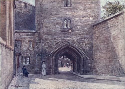 Image unavailable: GATEWAY OF BLOODY TOWER WITH ENTRANCE TO JEWEL HOUSE
(WAKEFIELD TOWER)