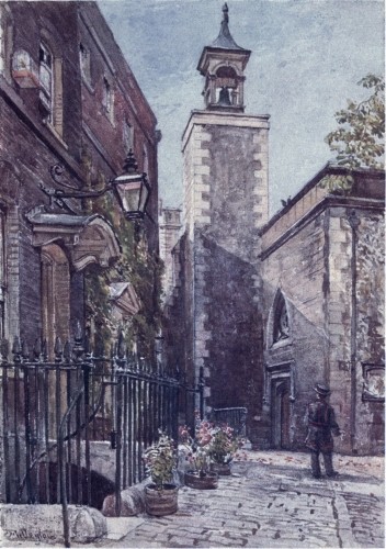 Image unavailable: CHAPLAIN’S HOUSE, AND ENTRANCE TO CHURCH OF ST. PETER AD
VINCULA, TOWER GREEN