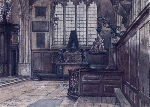 Image unavailable: CHURCH OF ALLHALLOWS BARKING BY THE TOWER (EAST SIDE OF
SOUTH AISLE, WITH GIBBONS’ FONT COVER)
