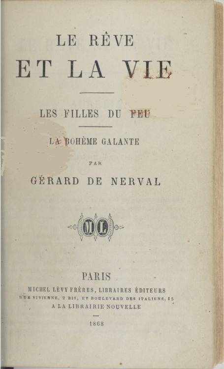 The Project Gutenberg Ebook Of Le Rêve Et La Vie Les Filles - 