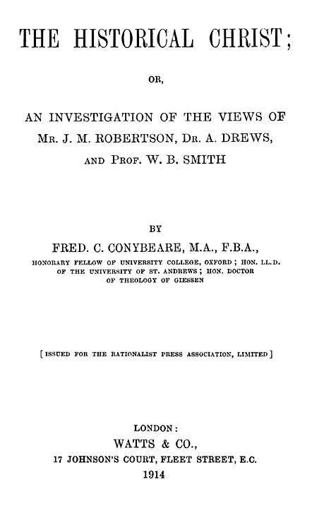 Original Title Page.