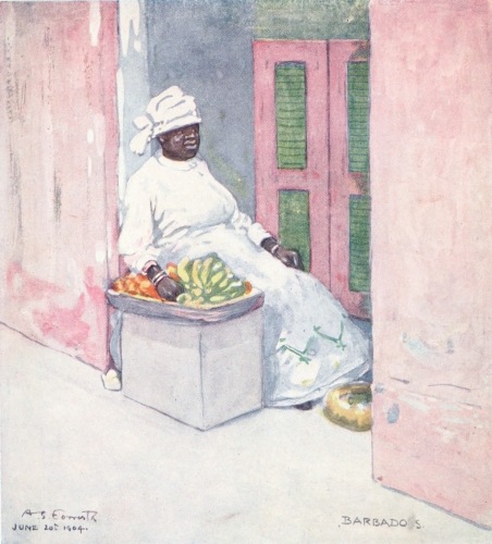 Image unavailable: A FRUIT-SELLER, BARBADOES