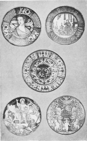 Image unavailable: Courtesy Metropolitan Museum of Art

Early Italian Maiolica Plates

Pesaro, 1520-1535      Deruta, 16th Century

Urbino, 16th Century

Gubbio, 16th Century      Castel Durante, 16th Century