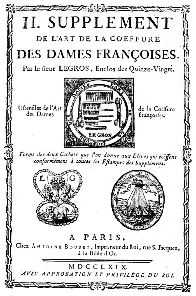 II. Supplement de l'art de la coeffure des dames françoises