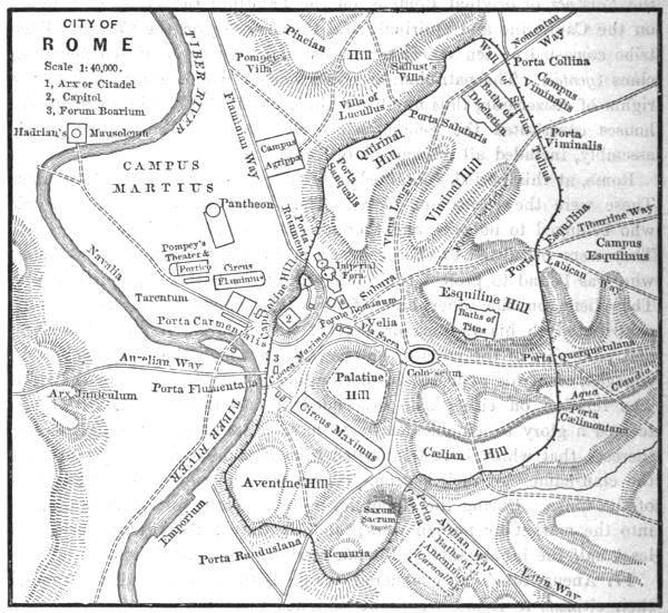 A map of Rome