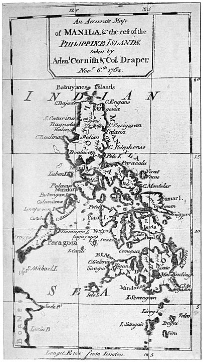 Manila and the Philippines, 1762, from Scots Magazine, 1763 (Edingburgh)