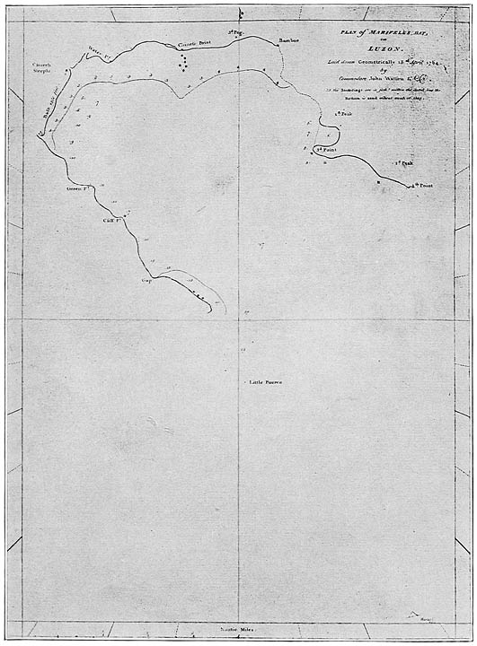 Plan of Mariveles Bay, 1764; in collection of Charts by Alexander Dalrymple ([London], 1781)