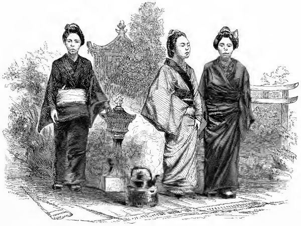 A GROUP OF JAPANESE LADIES.