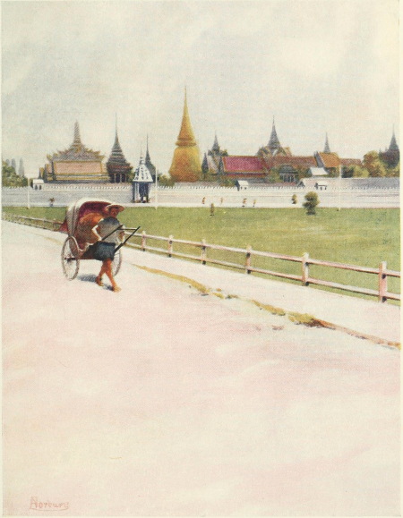 A CORNER OF THE GRAND PALACE ENCLOSURE, BANGKOK