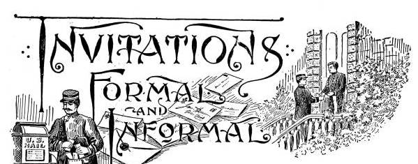 Invitations Formal and Informal