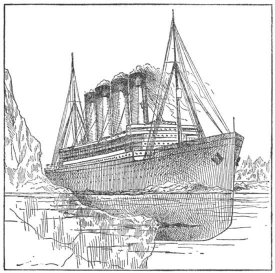 A long tear is visible on the hull just above the waterline