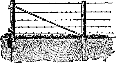 section of fence