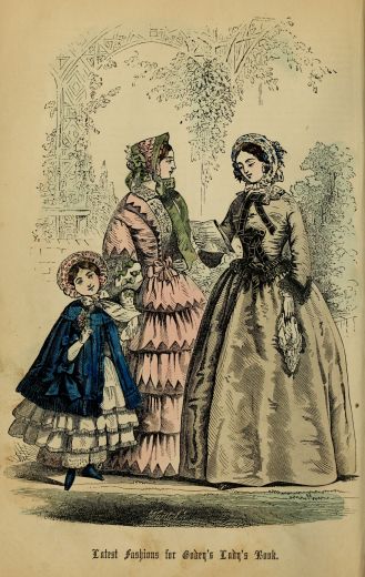 Latest Fashions for Godey's Lady's Book