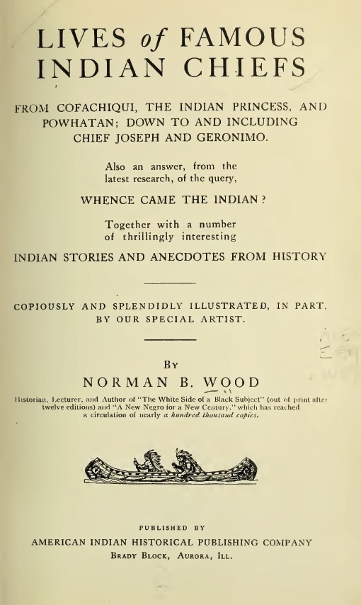 Lives of Famous Indian Chiefs