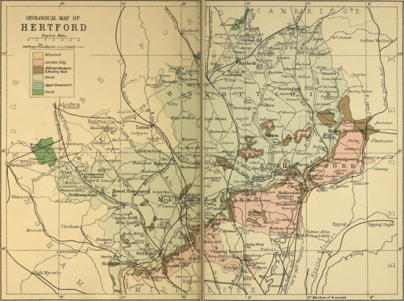 Geological Map of Hertford