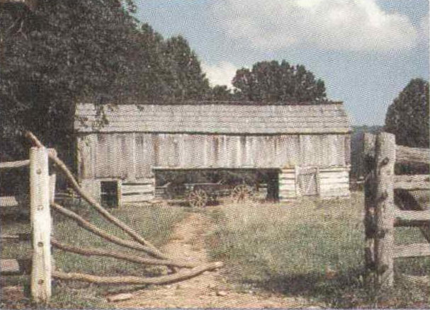 Barn and wagon