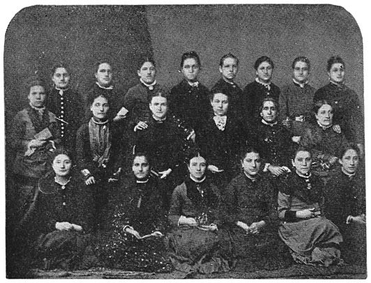 GROUP OF YOUNG ARMENIAN WOMEN.