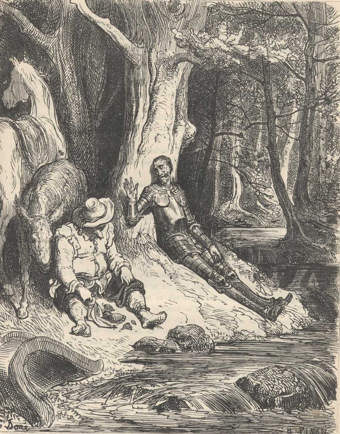 Гюстав доре дон кихот. Дон кихот портрет. «дон кихот», поль гюстав доре, 1862. А н к дон. Дон кихот и санчо панса гравюра.