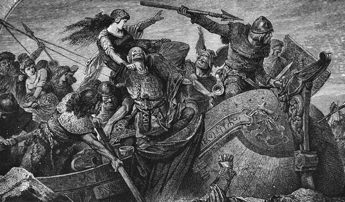 Viking history : 1028 Cnut the great conquered Norway