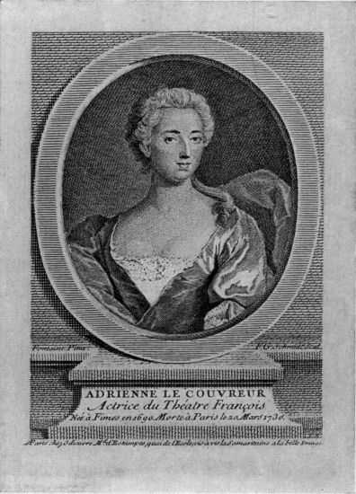 [Image unavailable: ADRIENNE LE COUVREUR
Actrice du Théatre François]