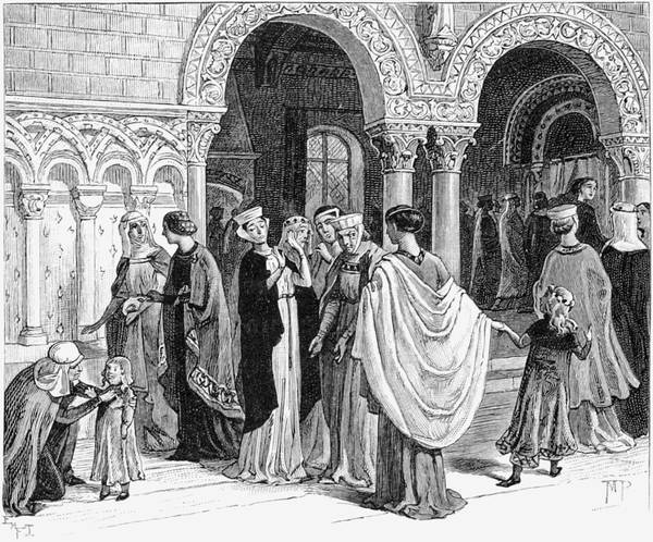 L’on ne s’aborda plus dans
  les hauts vestibules qu’avec des bouches cousues